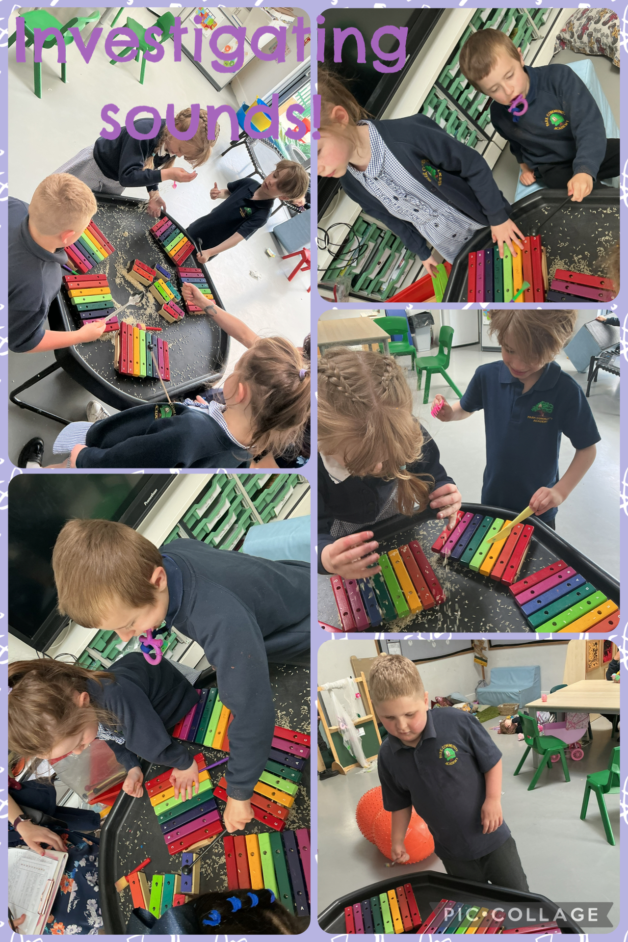 Image of Investigating sounds!