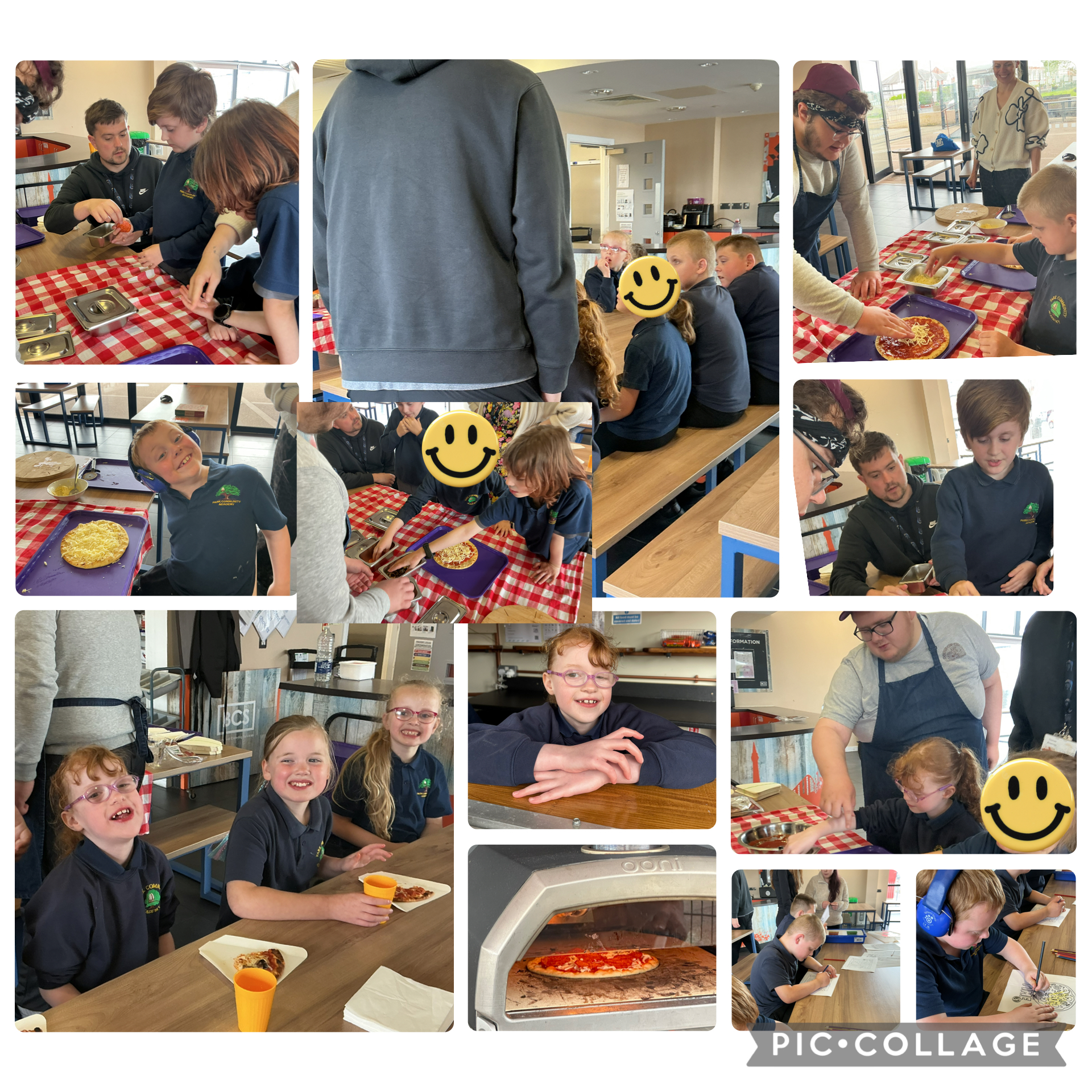 Image of Pizza making trip for real life maths week!