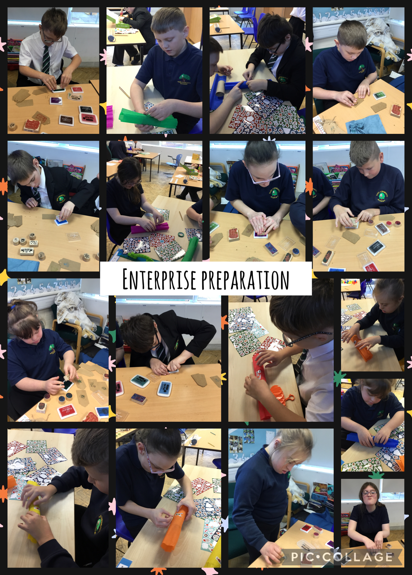 Image of 3B’s elves getting busy prepping for Enterprise!