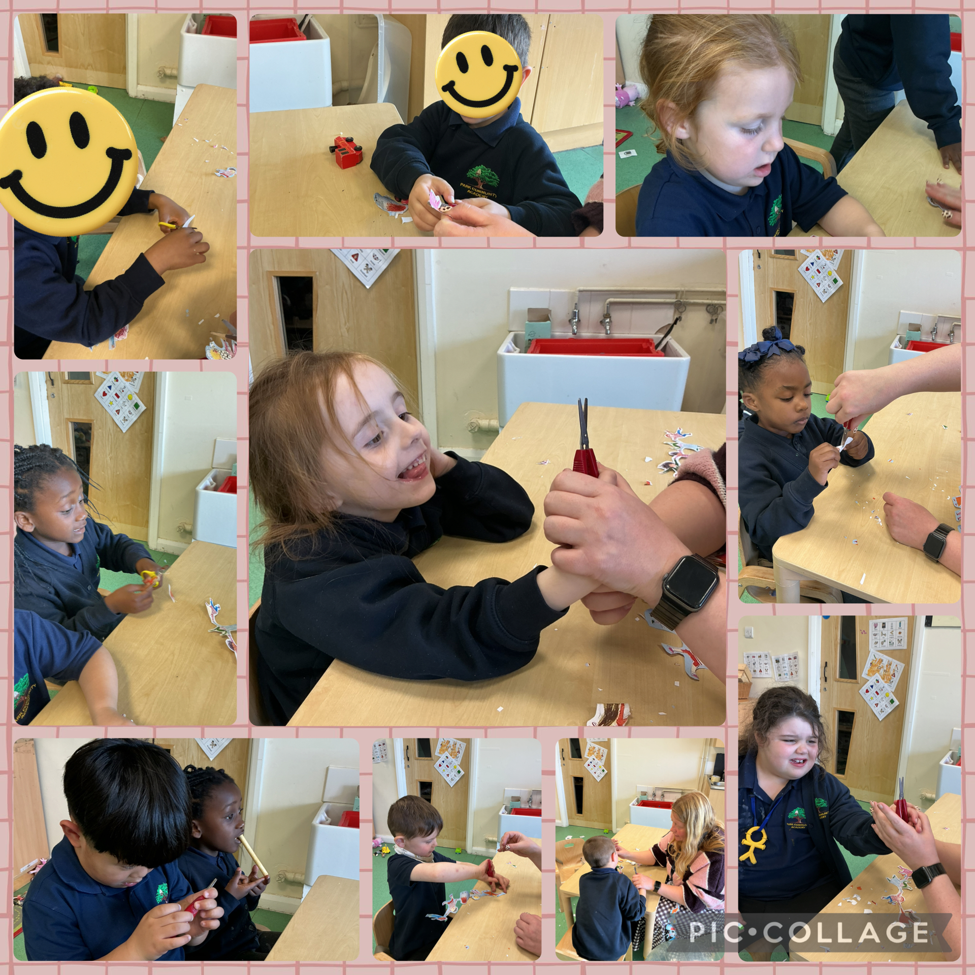 Image of Scissor skills with our paper dolls