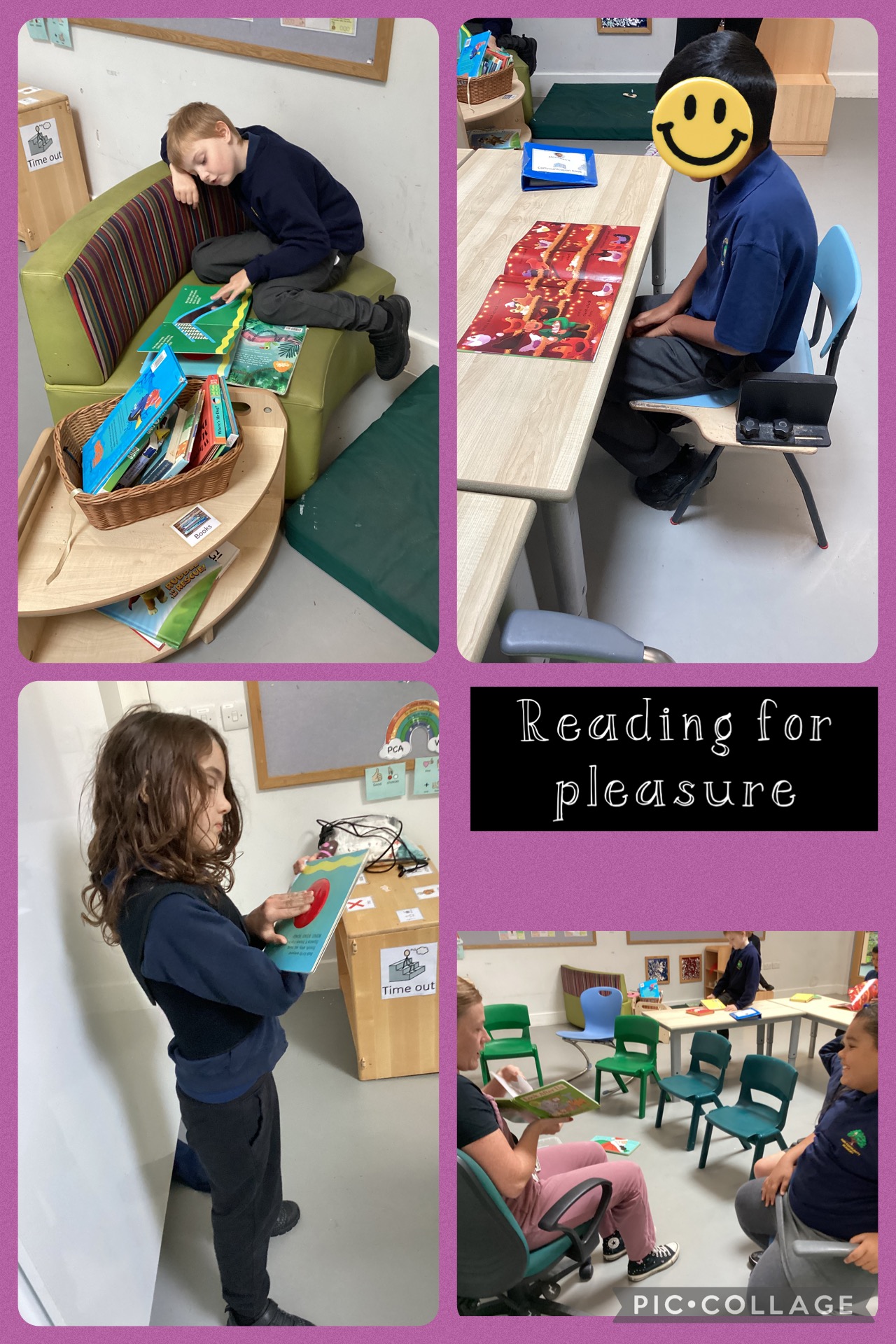 Image of Sharing a book!
