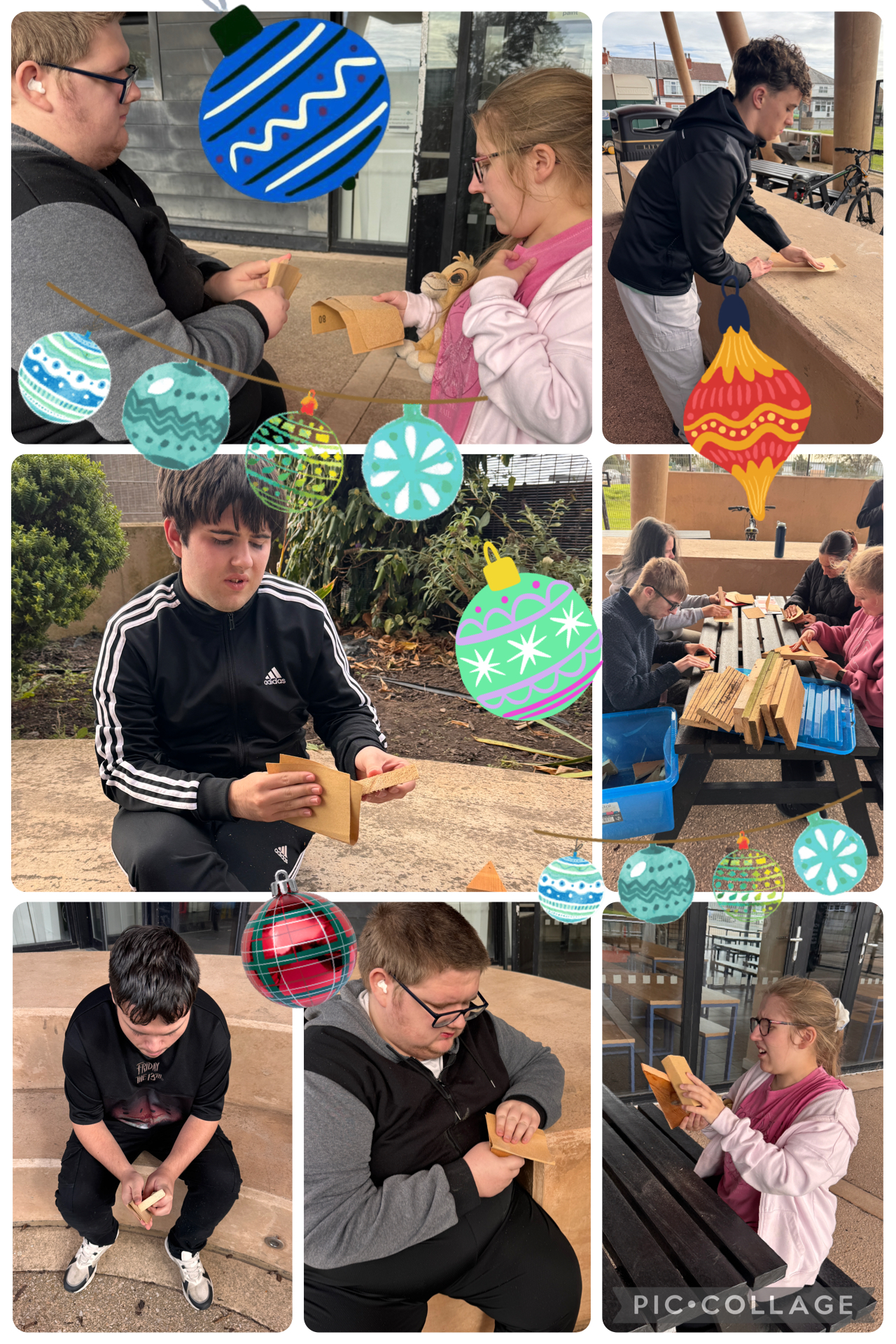 Image of Christmas prep with 5J