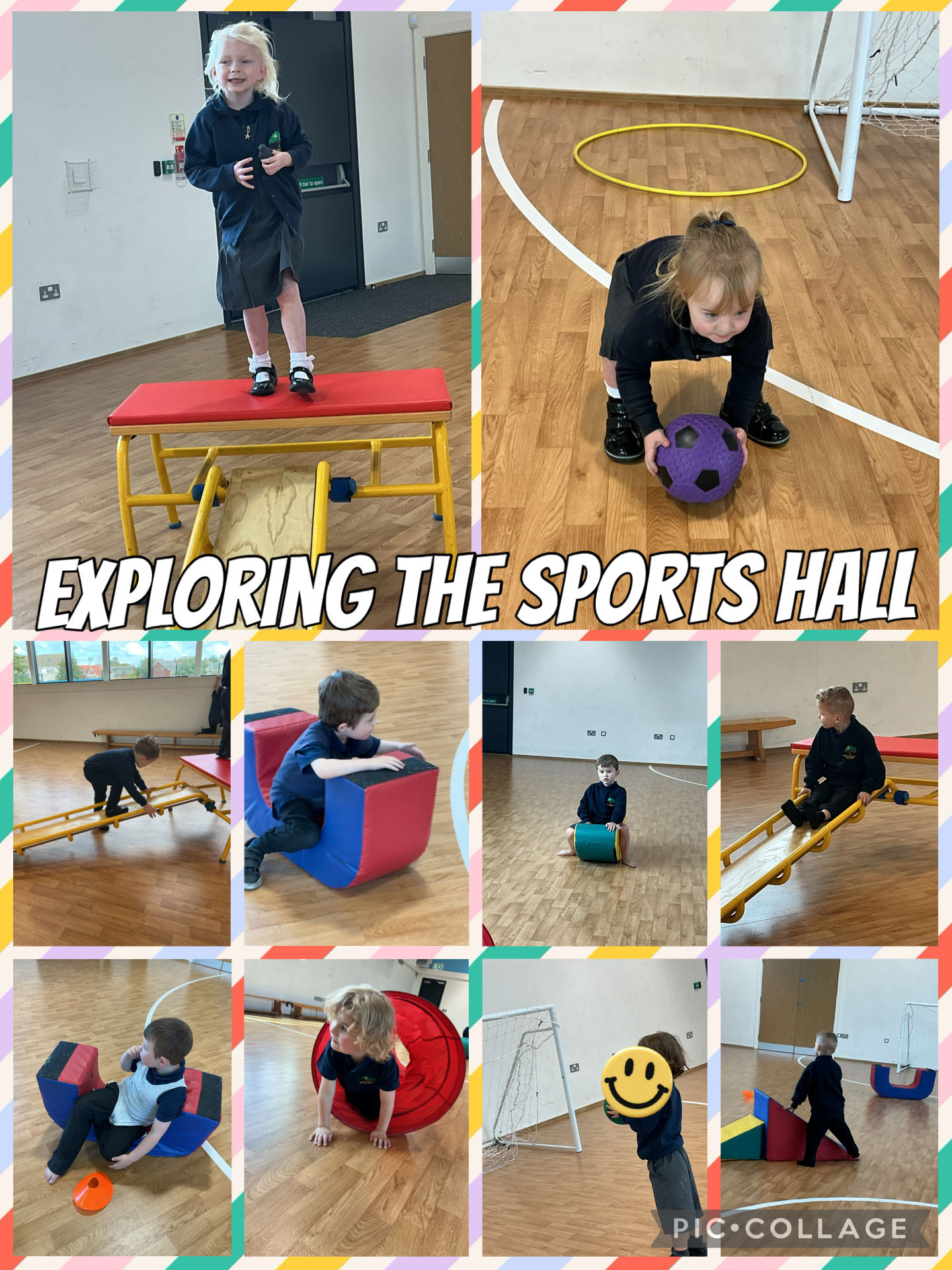 Image of Exploring the sports hall
