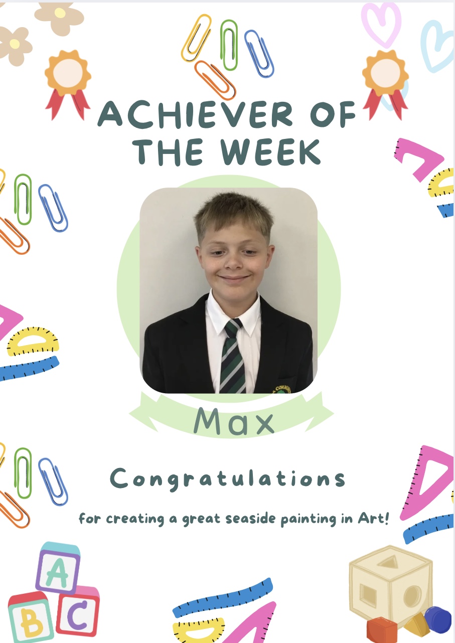 Image of Achiever of the week
