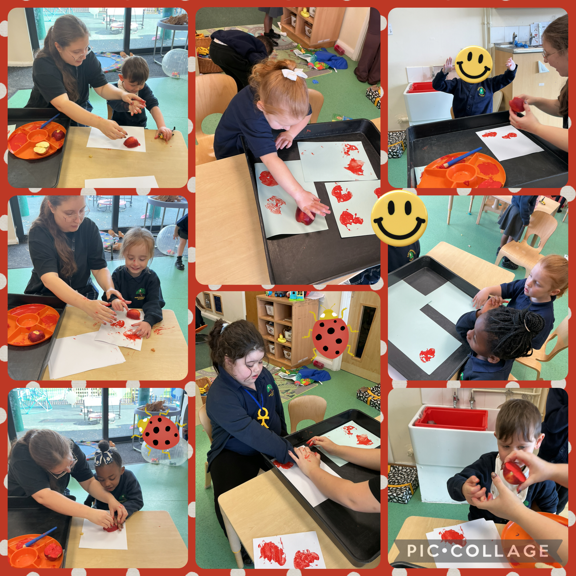 Image of Ladybird printing fun 🐞