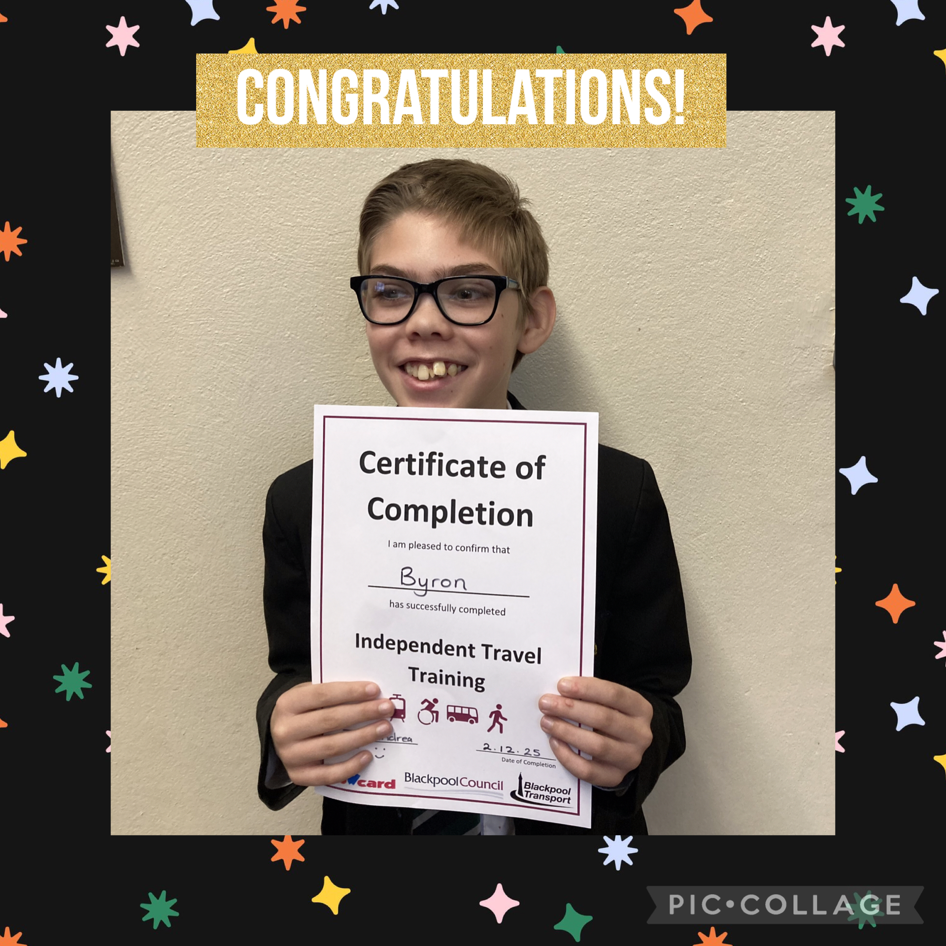 Image of 3B’S newest Independent Traveller! 