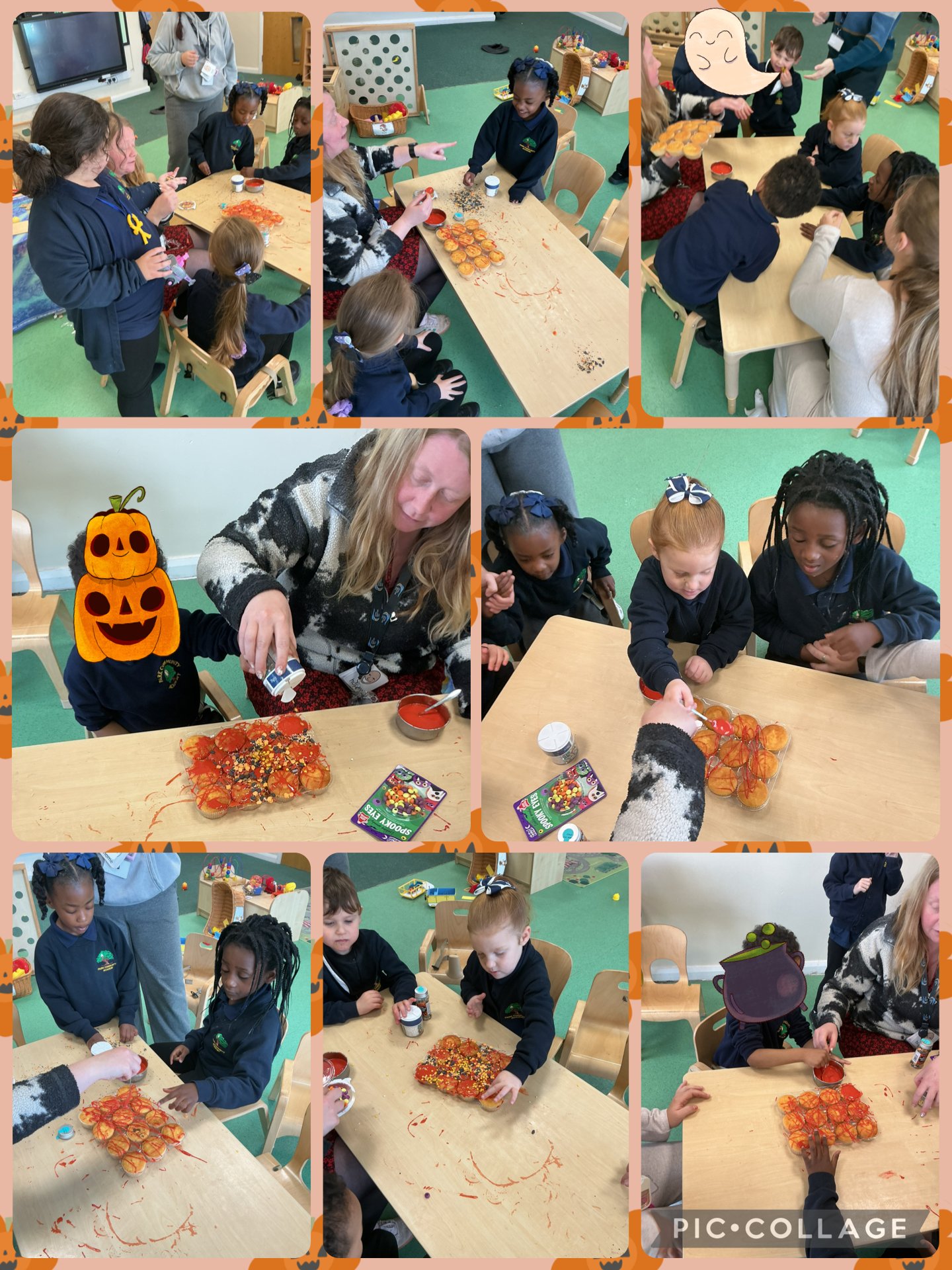 Image of Halloween cakes 