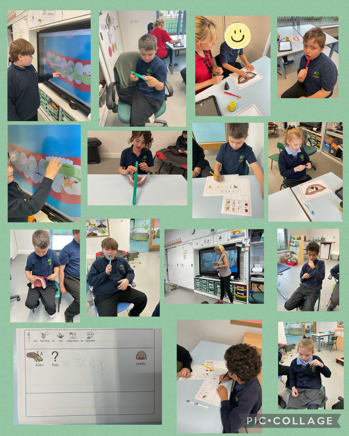 Image of Alan’s big scary teeth.