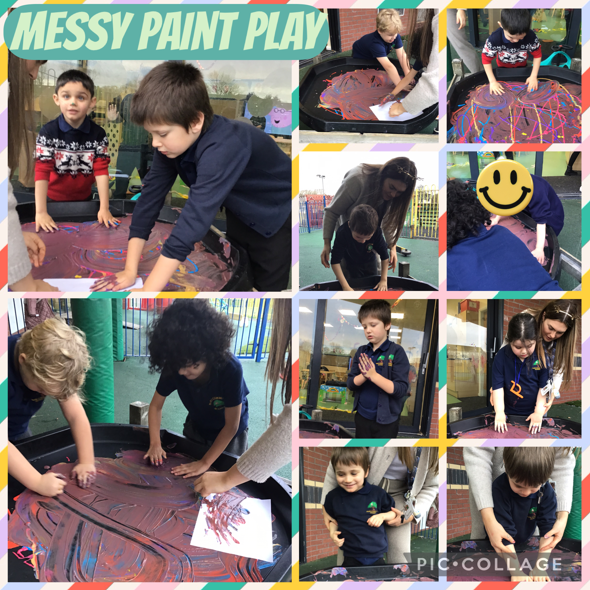Image of Messy paint play