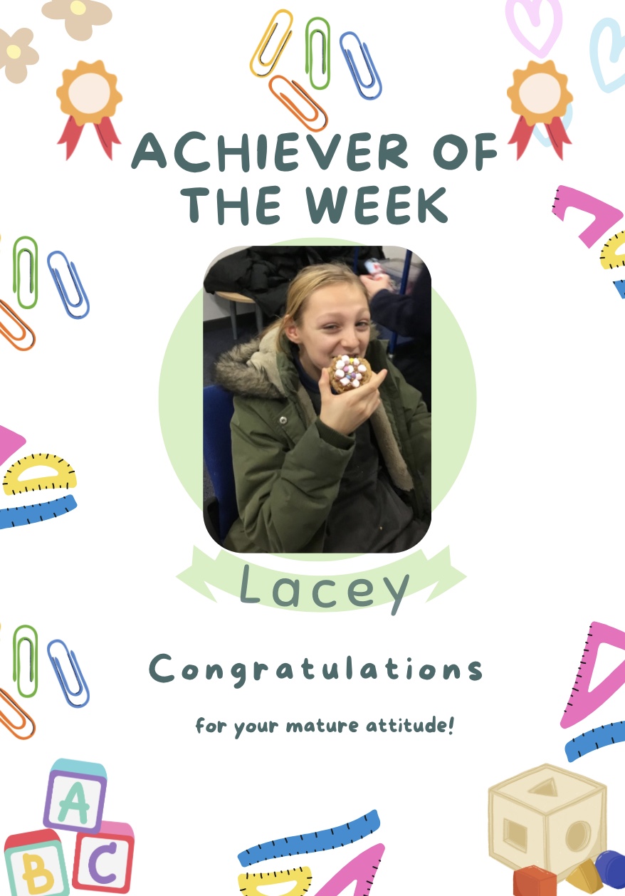 Image of Achiever of the week