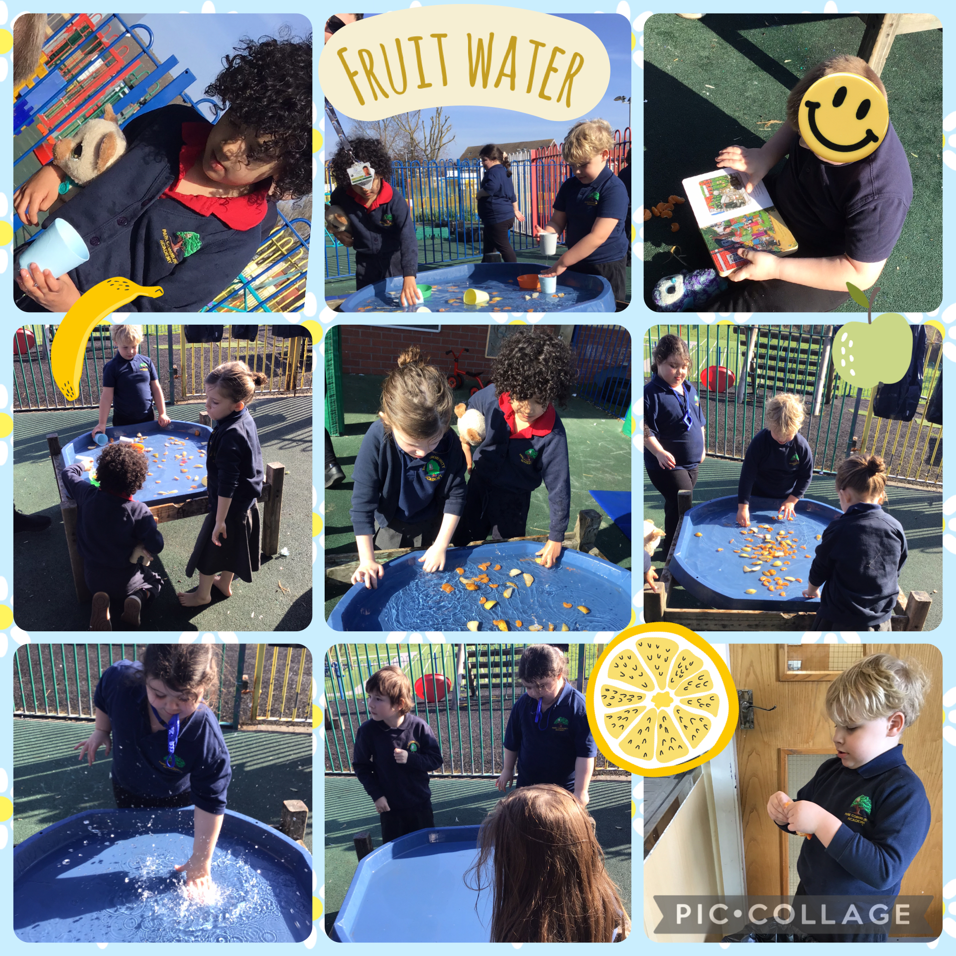 Image of Fruit water in the sun