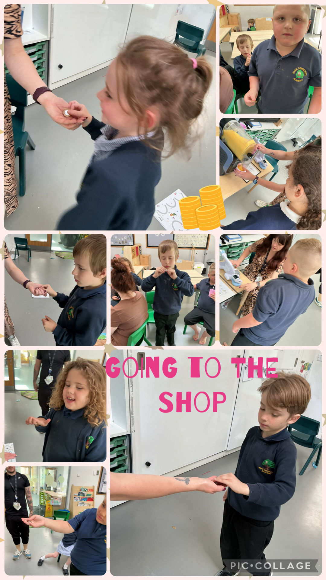 Image of Going to the shop