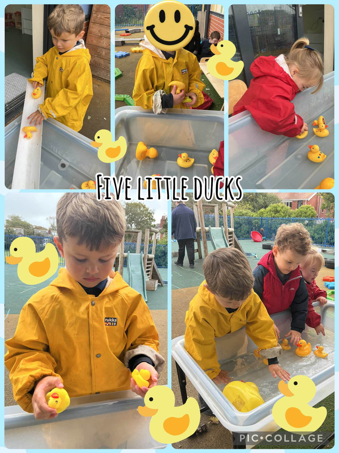 Image of 5 little ducks