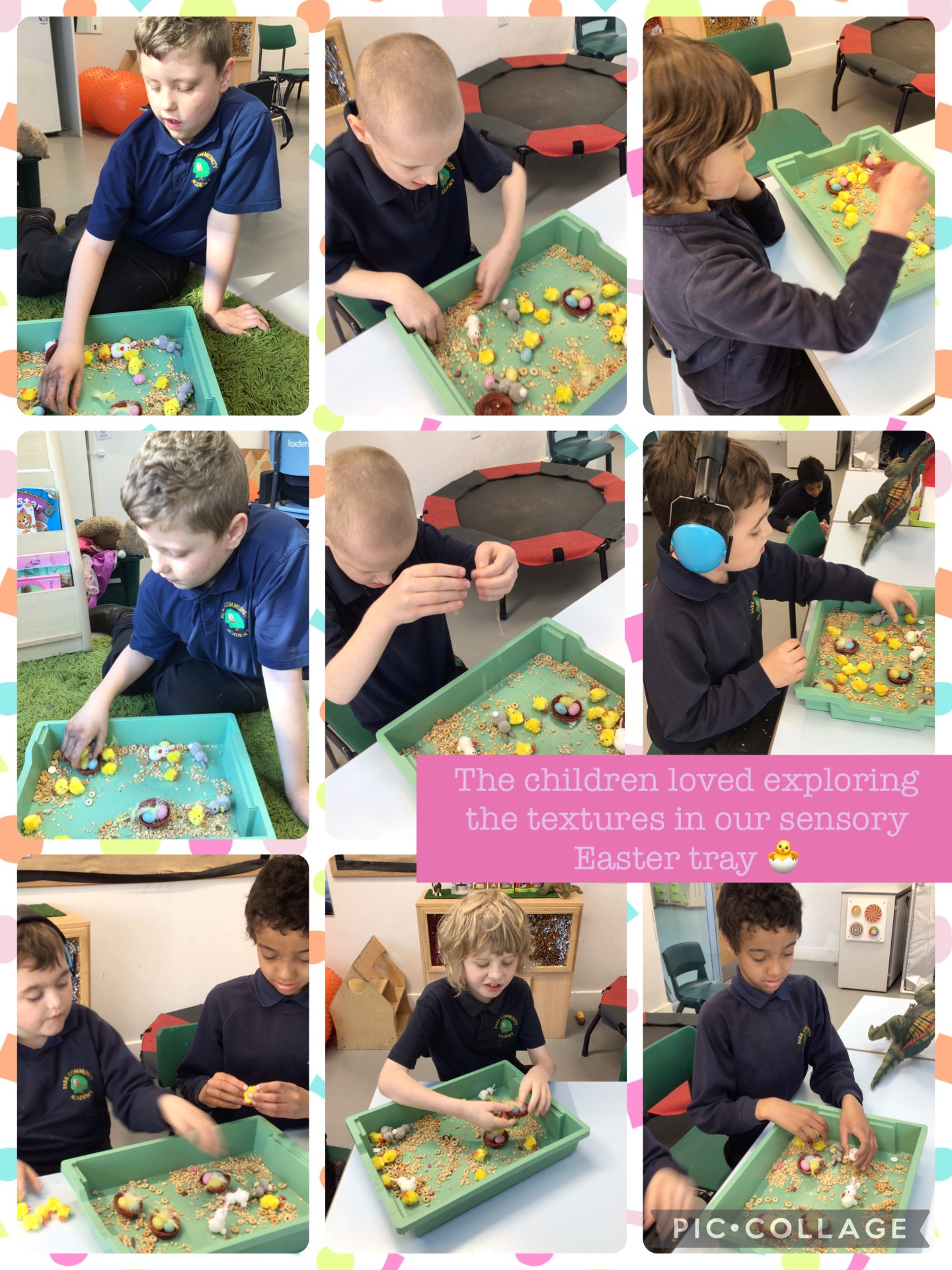 Image of Easter sensory tray
