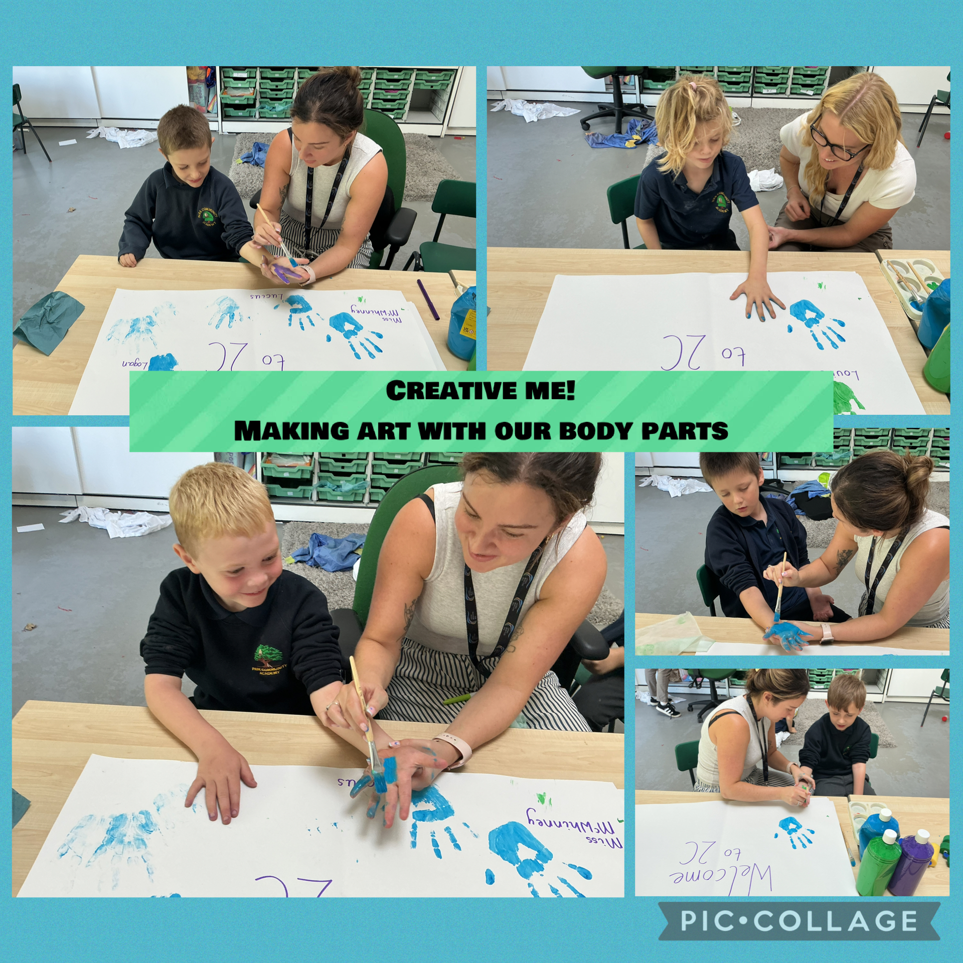 Image of Creating art with our bodies!