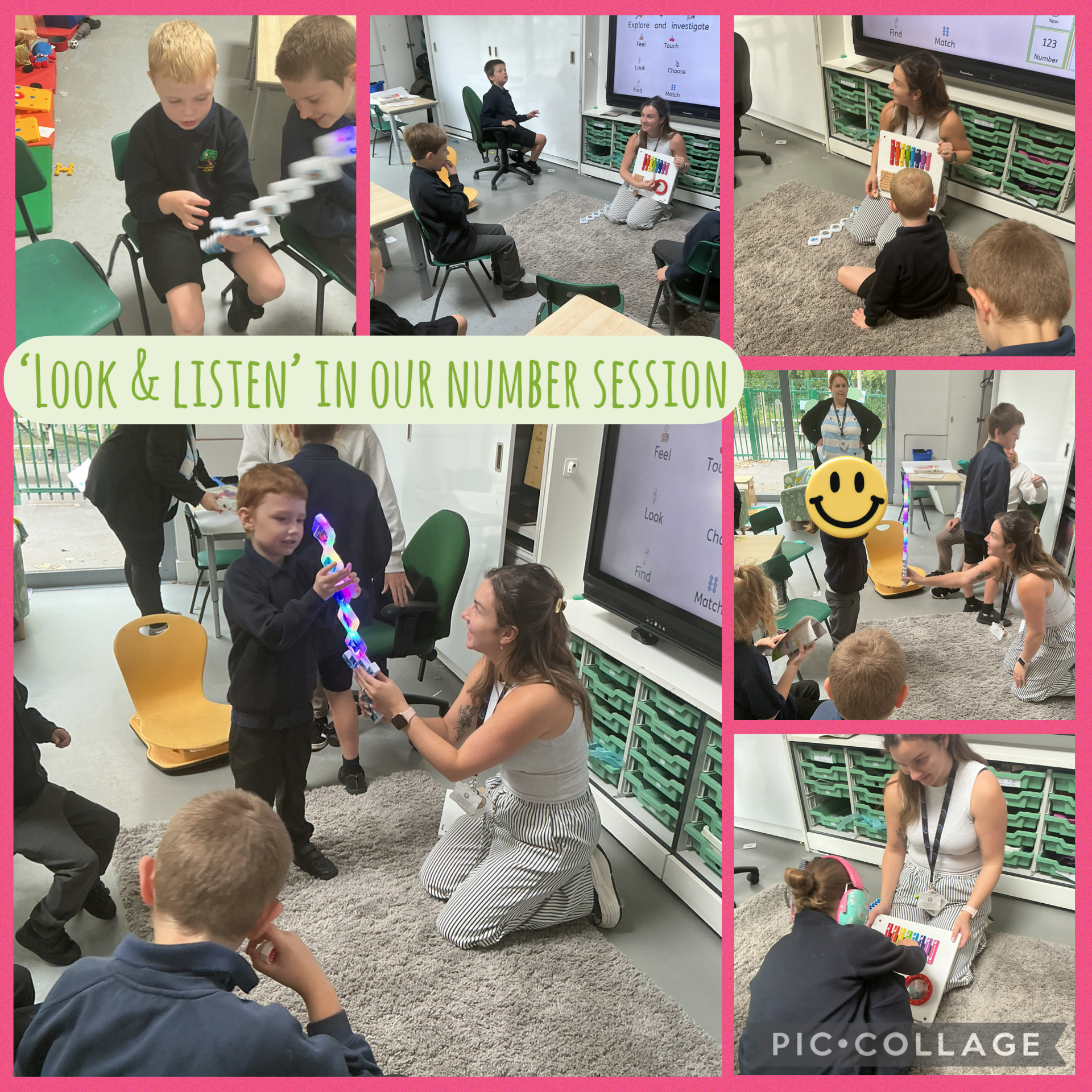 Image of Look & listen in our Number session