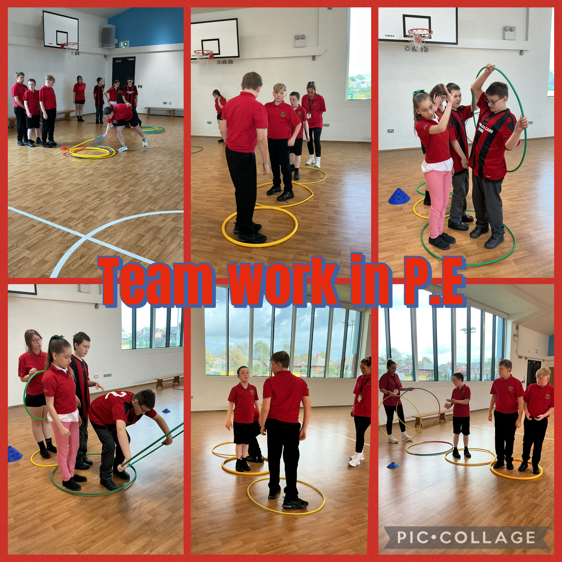 Image of The floor is lava in P.E 
