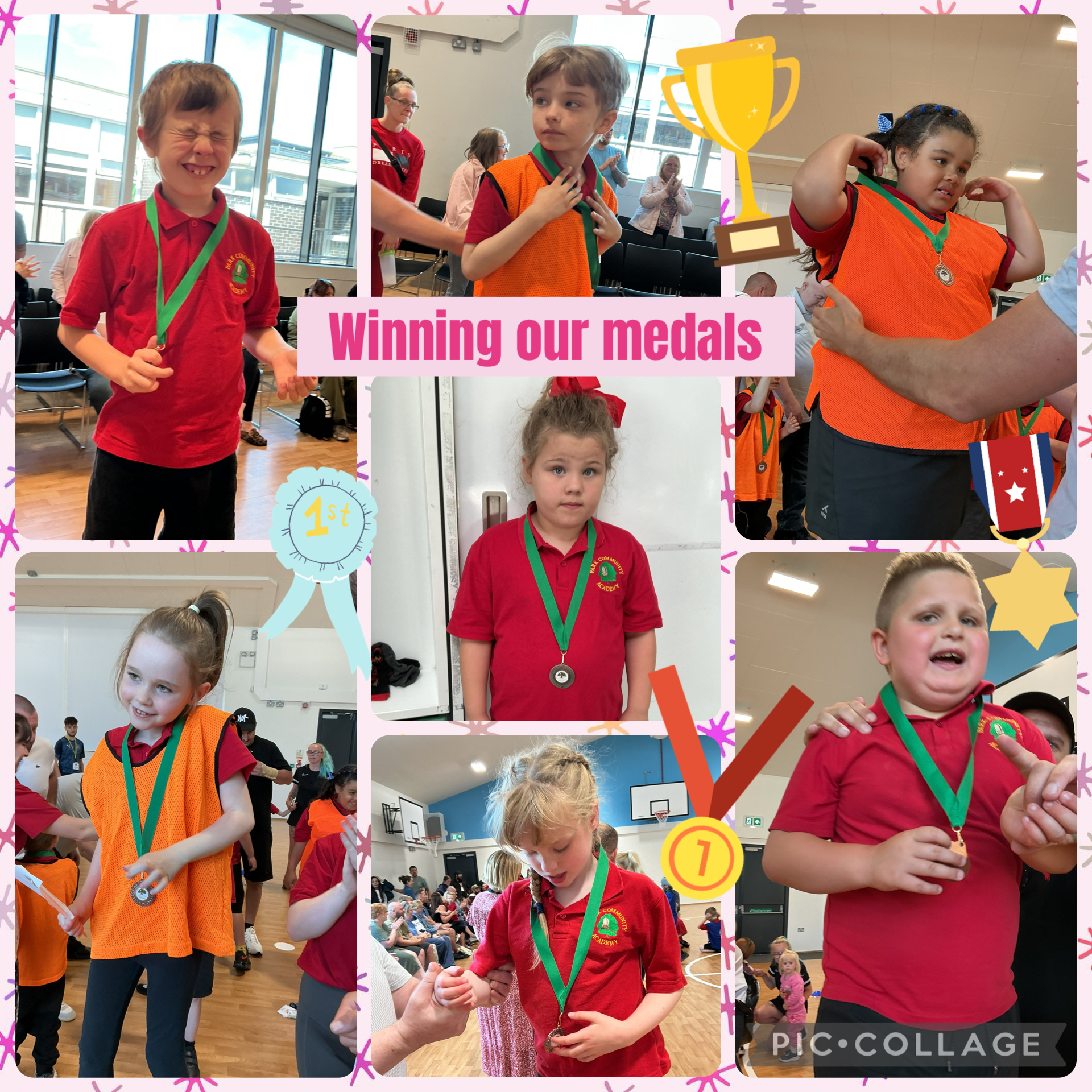 Image of Winning our medals