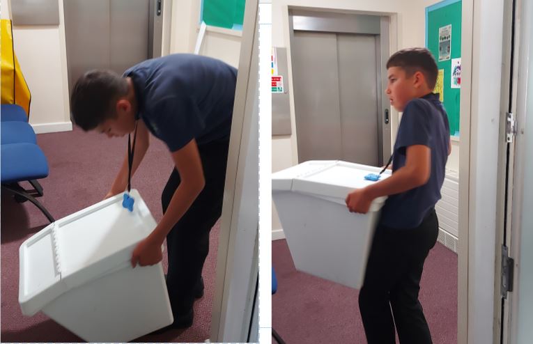 Image of Aistis completes his first job!