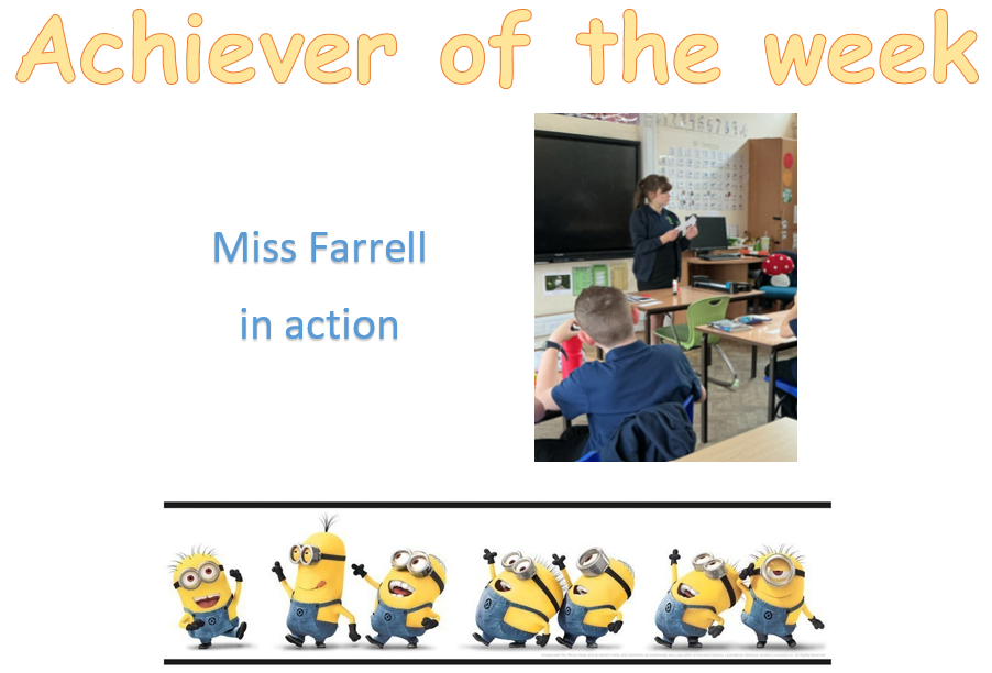 Image of Achiever of the week