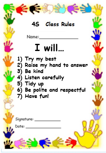 Image of Our Class Rules