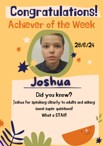 Image of 3T’s Achiever of the Week!