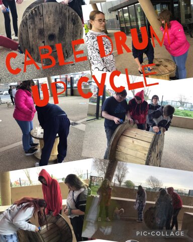 Image of 5I volunteering -  Cabledrum up cycle  