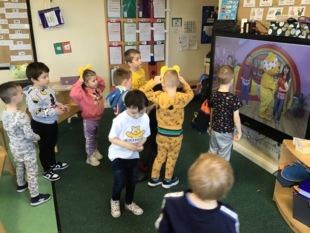 Image of 1C children in need! Dance with Pudsey 