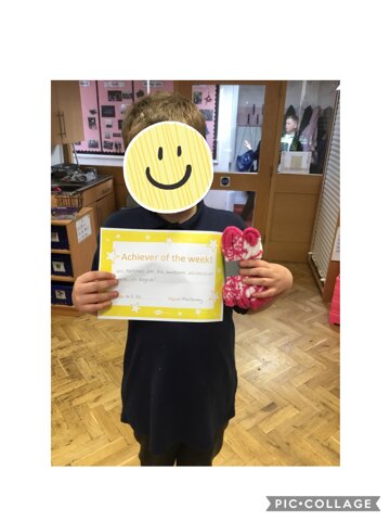 Image of Achiever of the week. 