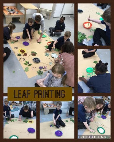 Image of Leaf Printing 