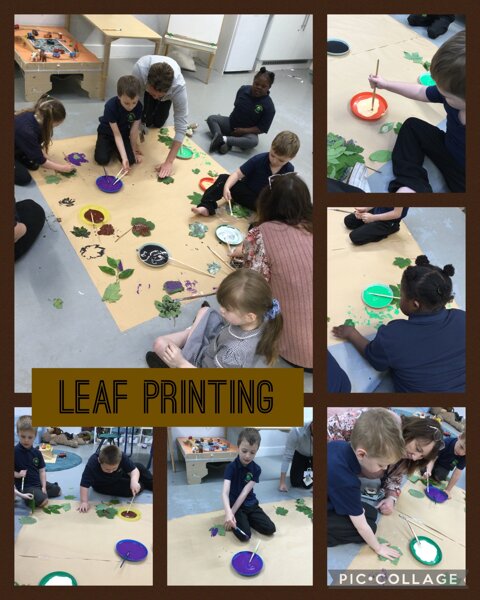 Image of Leaf Printing 