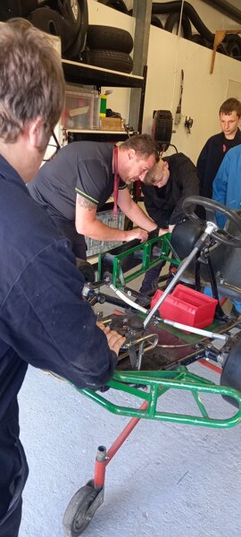 Image of Car mechanics at Myerscough