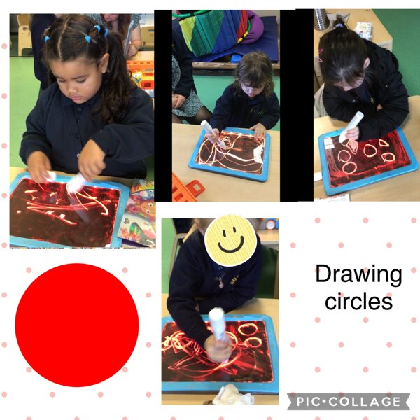 Image of Drawing circle shapes