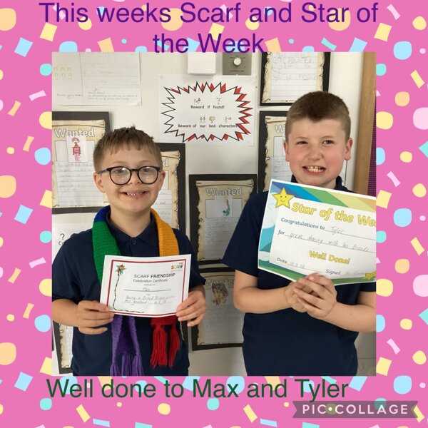 Image of 2R’s Star of the Week and Scarf winner