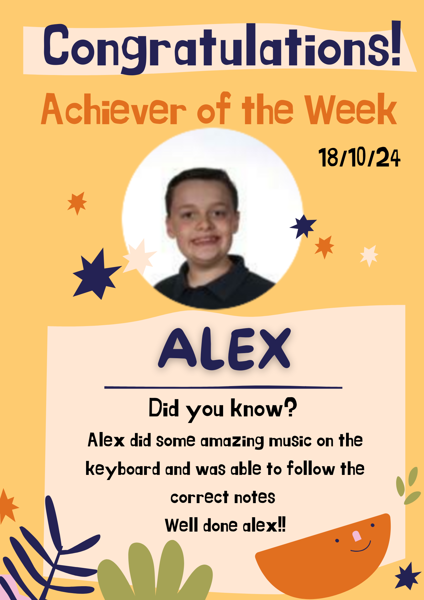 Image of ⭐️ Achiever of the week ⭐️