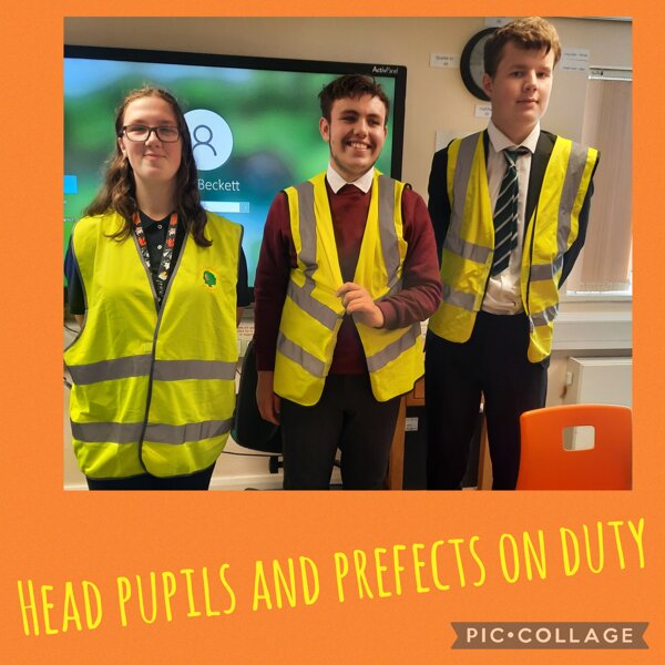 Image of Head pupils and prefects on duty