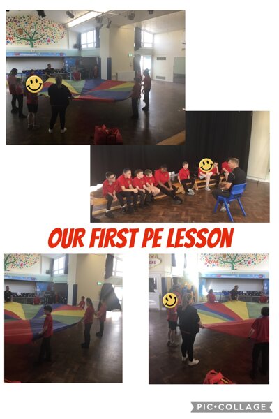 Image of Our first PE lesson 