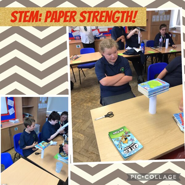 Image of STEM: Paper strength!