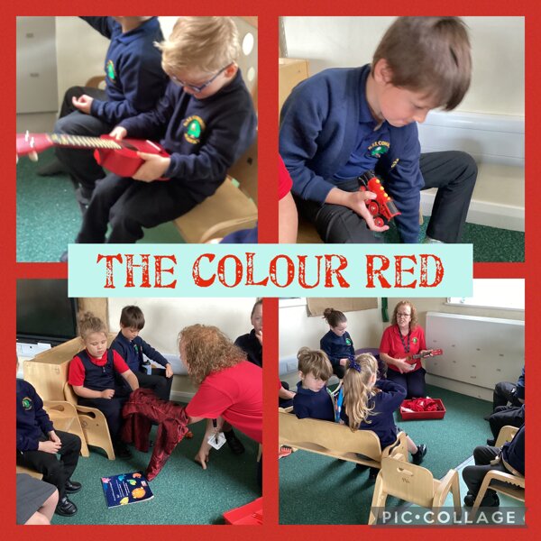 Image of Learning about colours 