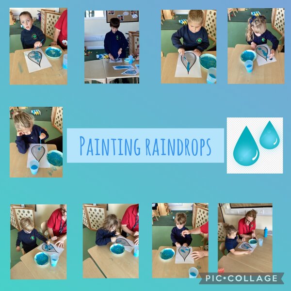 Image of Painting raindrops in DT