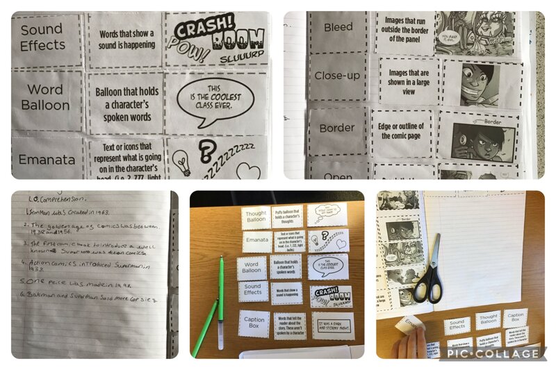 Image of Comprehension and comic strips