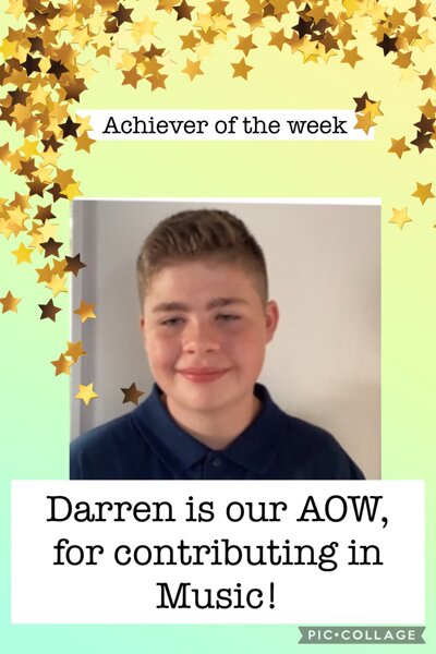 Image of Achiever of the week