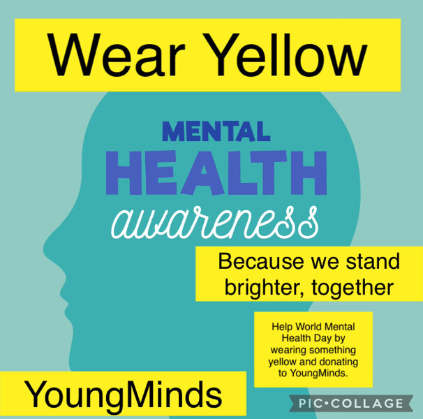 Image of Wear Yellow World Mental Health Day! 