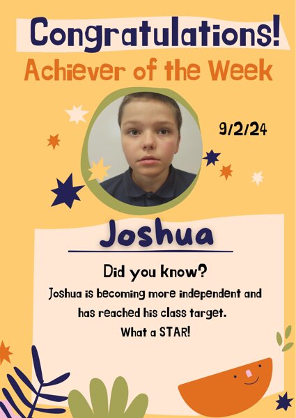 Image of Achiever of the Week! 