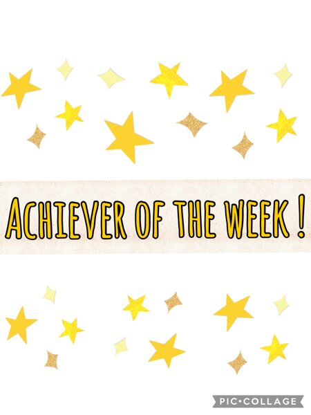 Image of Achiever of the week 