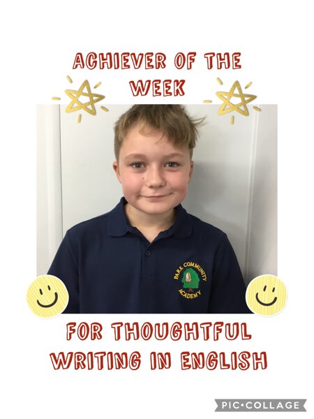 Image of Achiever of the Week