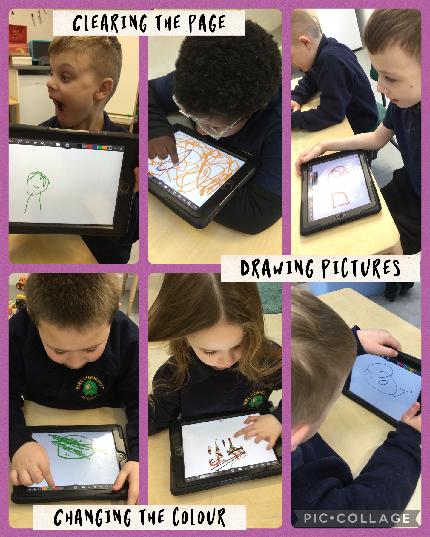 Image of Drawing with technology 