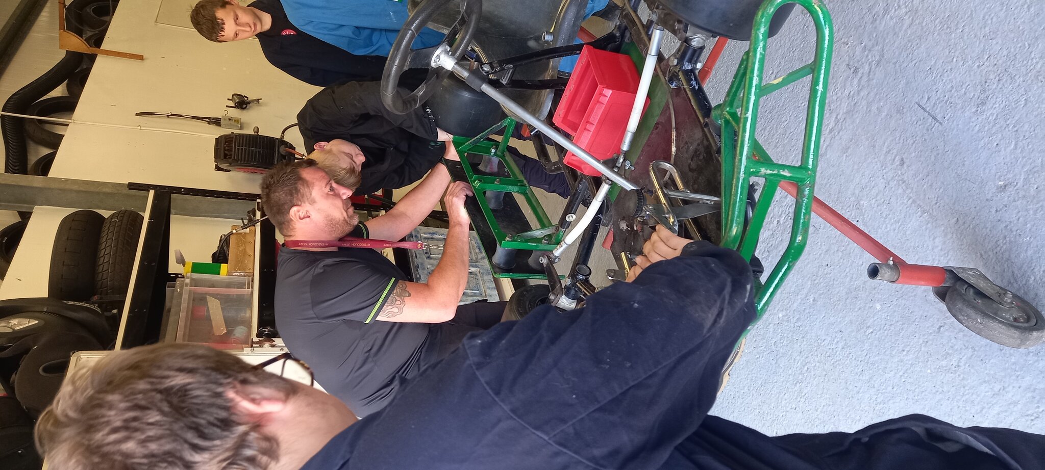 Image of Car mechanics at Myerscough