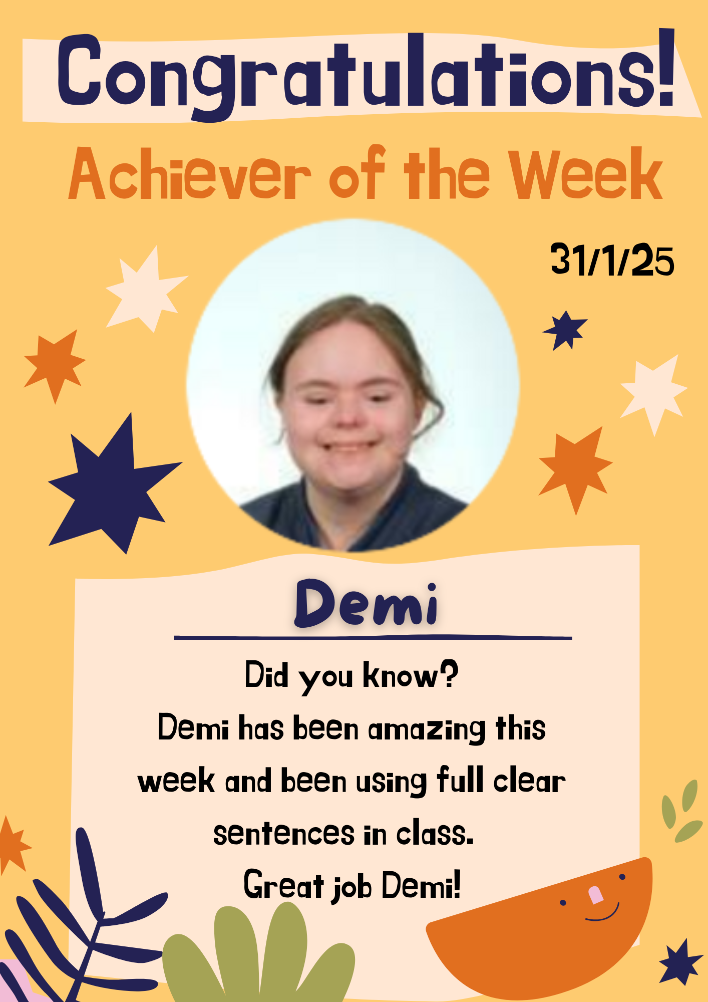 Image of ⭐️Achiever of the week⭐️