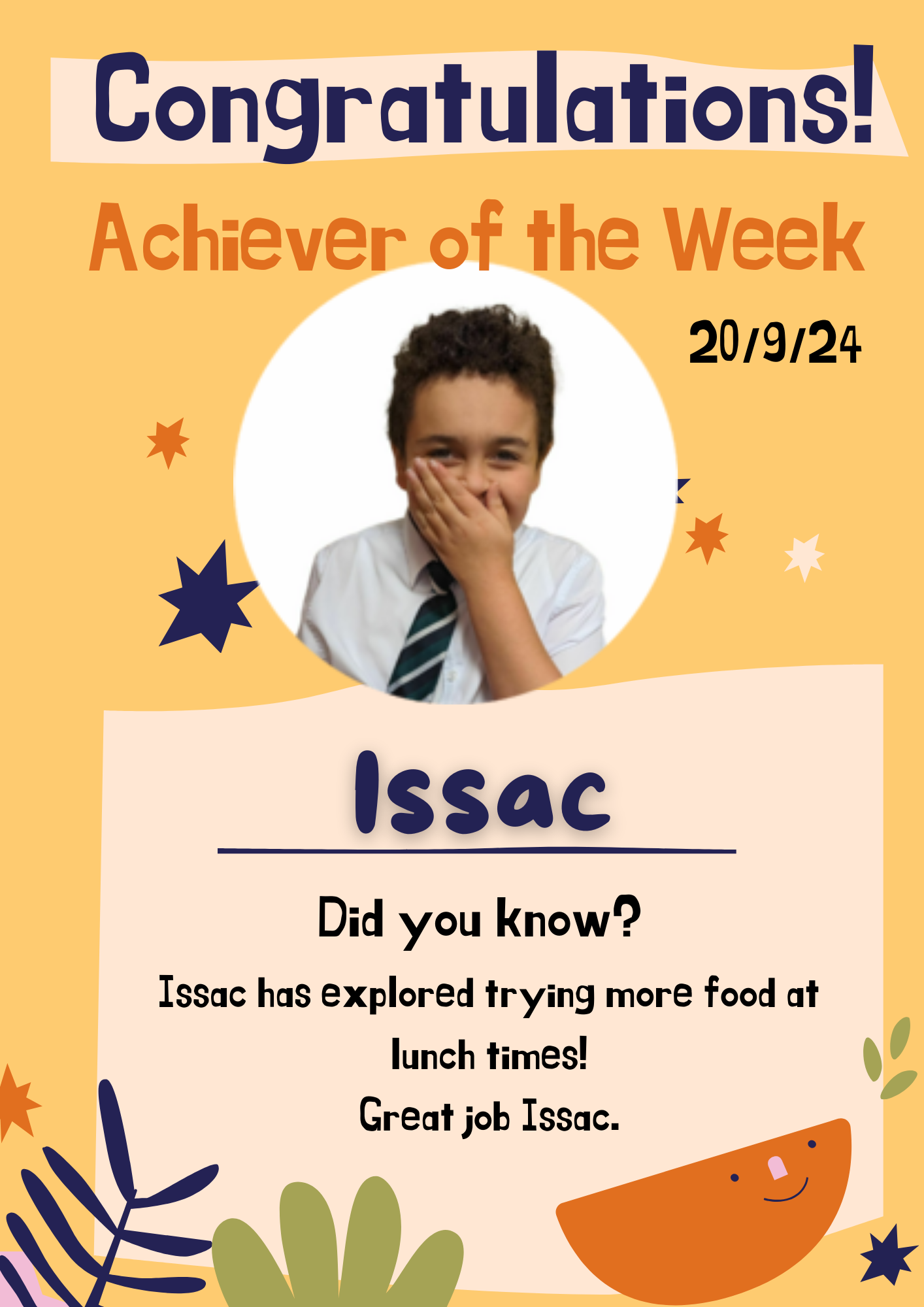 Image of Achiever of the week in 3T